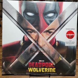 VINYL Deadpool & Wolverine Sdtk 2 Translucent Yellow LP + Poster NEW / SEALED